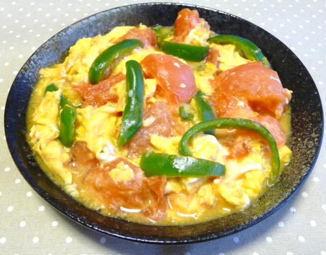 トマトと卵の中華風炒め