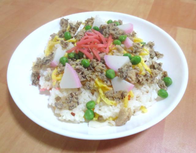 さばそぼろちらし寿司
