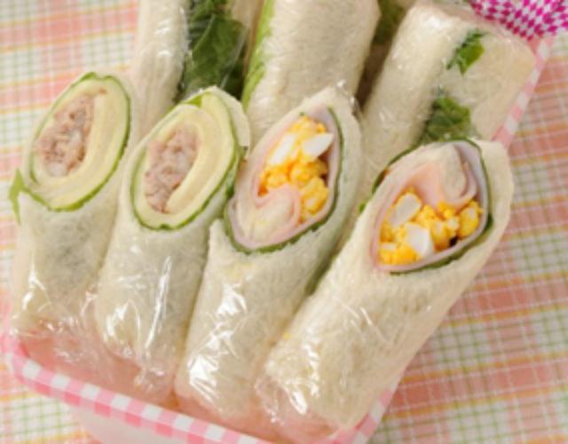 くるくるサンド(ツナ&チーズ)