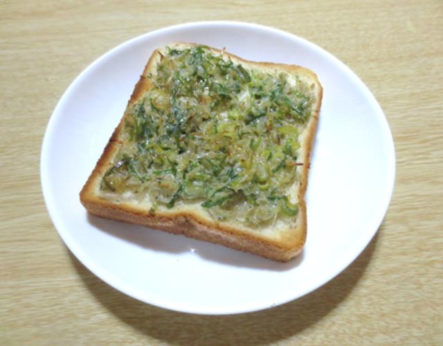 じゃこねぎトースト