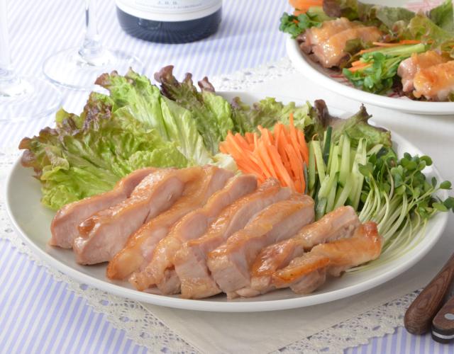 鶏肉の甘酢照り焼き