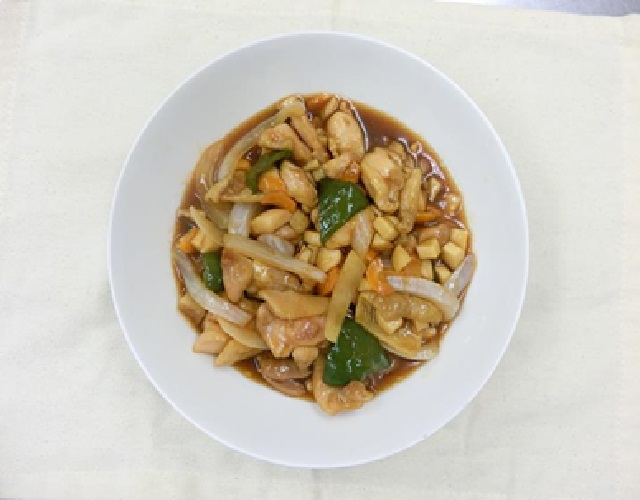 鶏肉と野菜の中華炒め