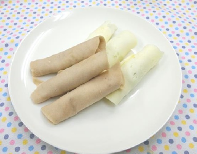 レンジでミニチョコクレープ