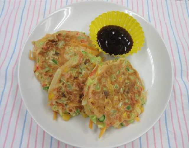 カラフルプチお好み焼き