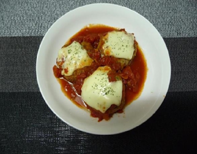 トマト煮込みハンバーグ