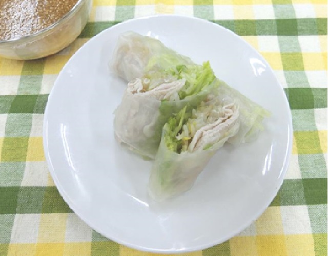 豚しゃぶ生春巻き
