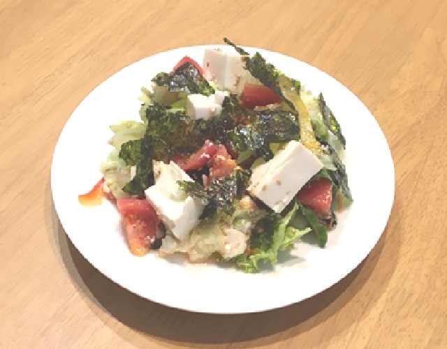 豆腐の韓国風サラダ