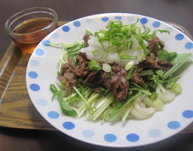 おろしぶっかけ肉うどん