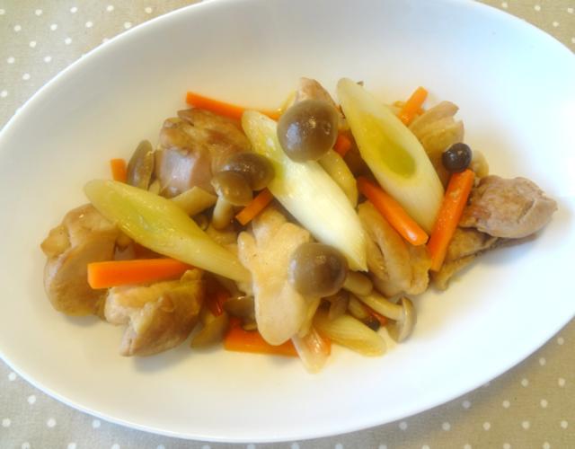鶏モモ肉のさっぱりお酢炒め