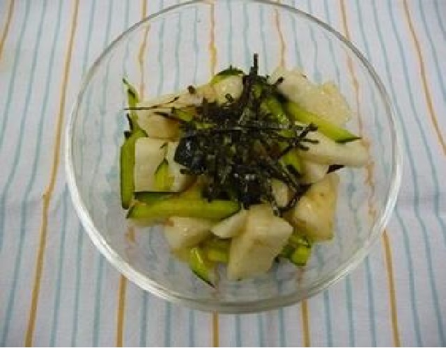 長芋のさっぱり梅昆布和え