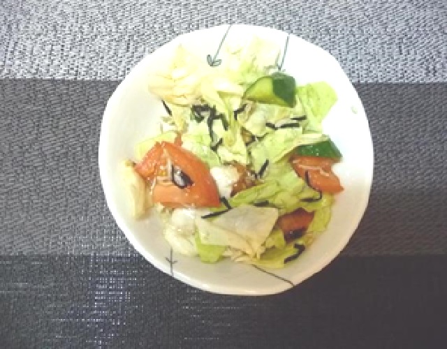 キャベツとしらすのさっぱり和え