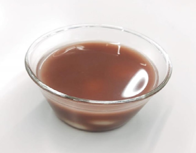 麹甘酒の冷やし白玉おしるこ
