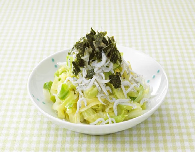 春キャベツのだし和え