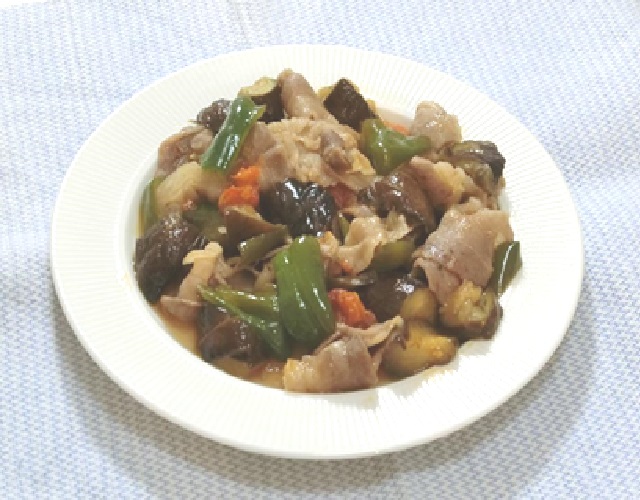豚肉と夏野菜の南蛮炒め