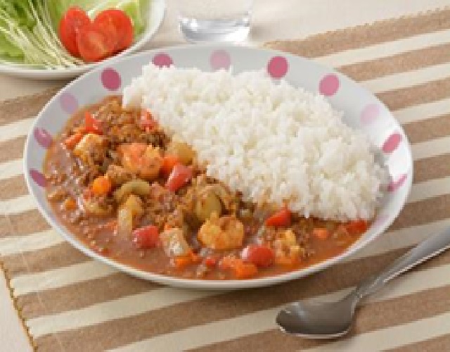 シーフードキーマカレー